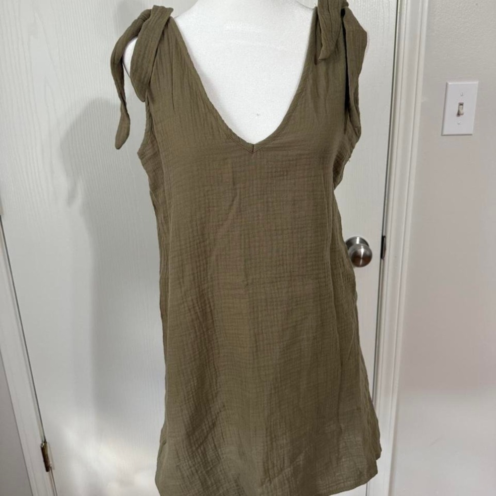 Cupshe Women's Size Small Green Cover Up Size Small 100% Cotton NWT